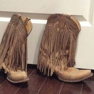 fringe boots